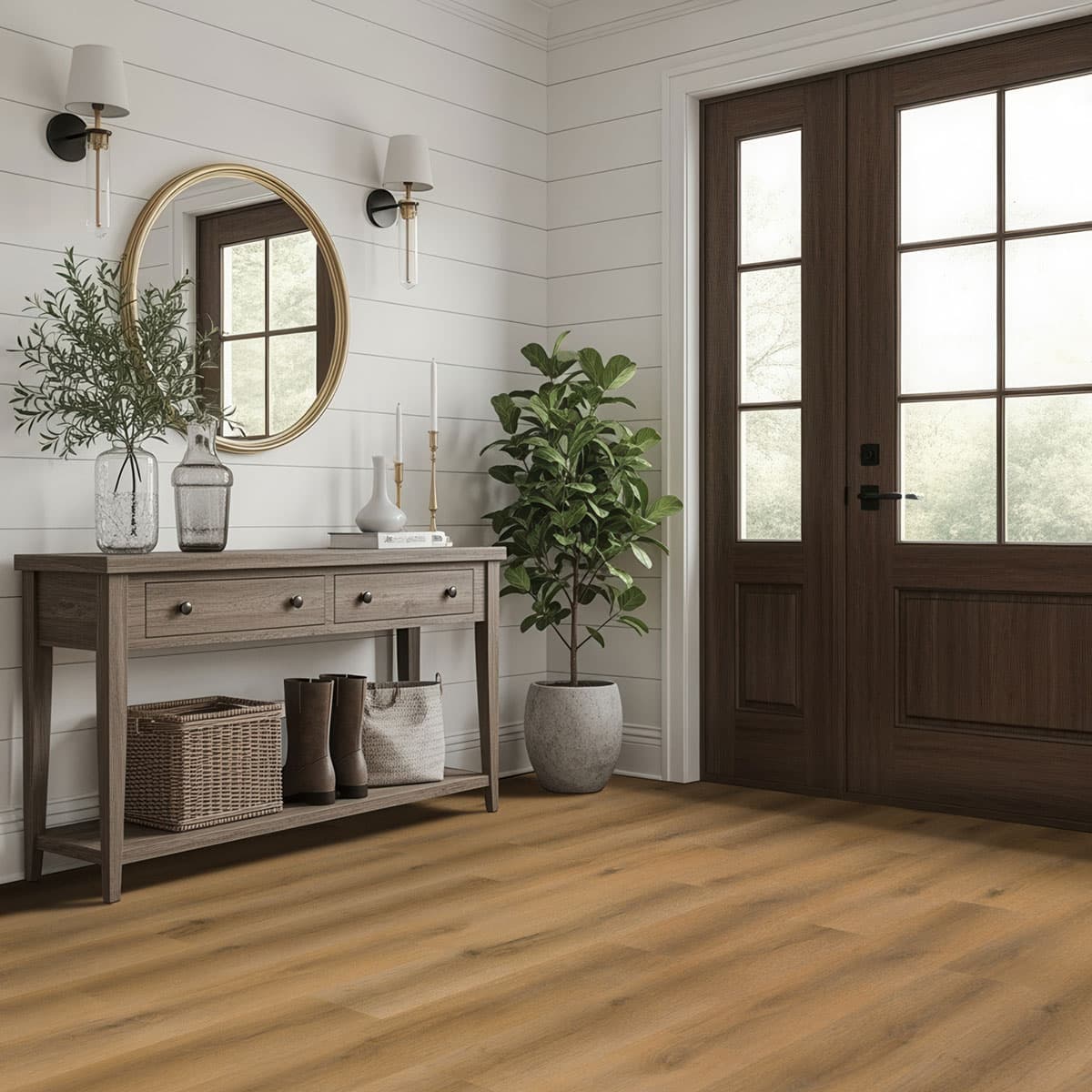 MSI Everlife Scandi Glue Down Luxury Vinyl Flooring — Nove Collection — detail view 3