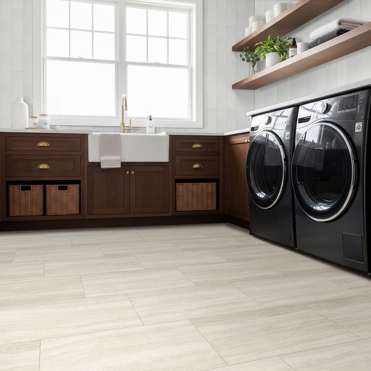 MSI Everlife White Ocean Glue Down Luxury Vinyl Flooring — Glenridge Collection