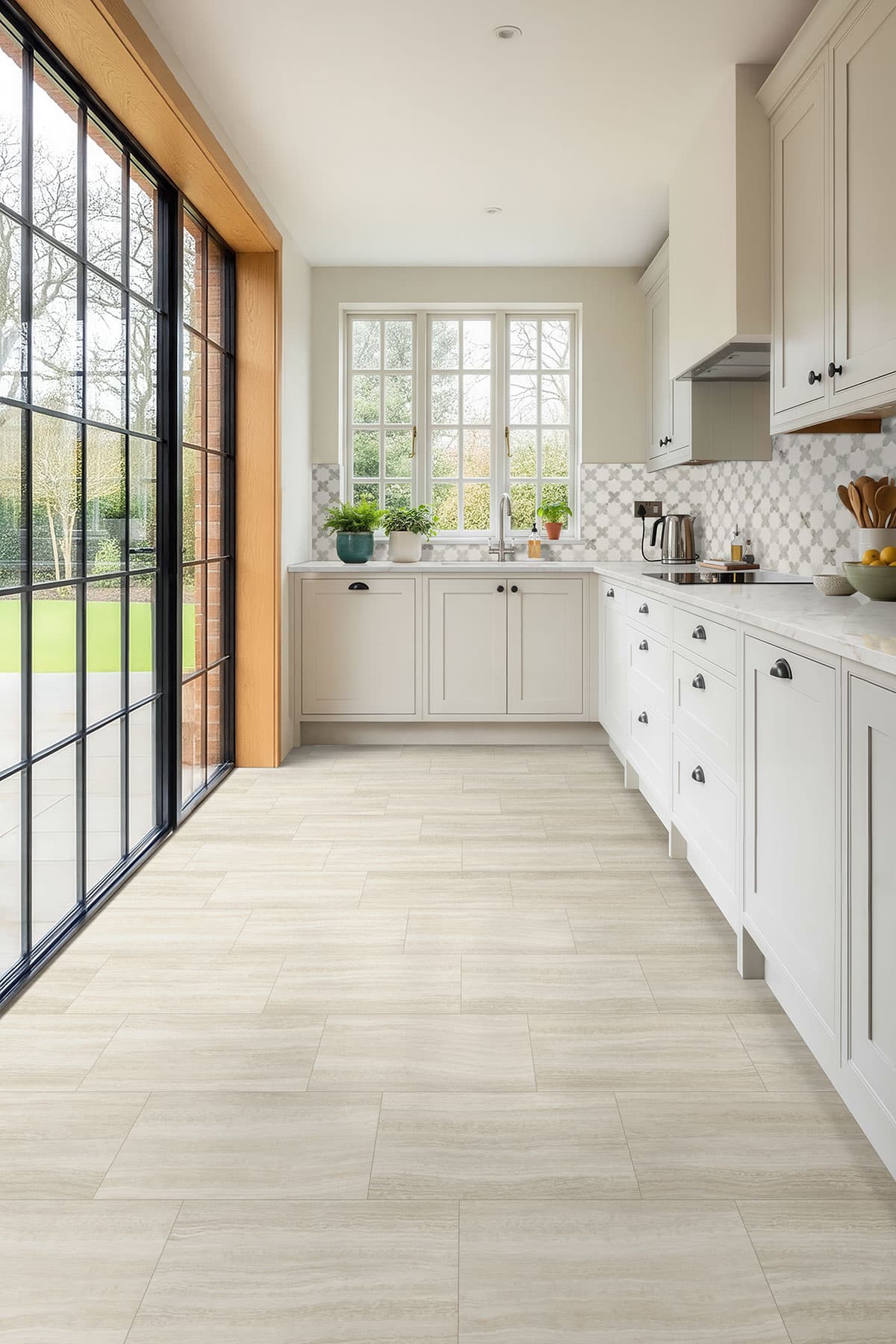 MSI Everlife White Ocean Glue Down Luxury Vinyl Flooring — Glenridge Collection — detail view 4