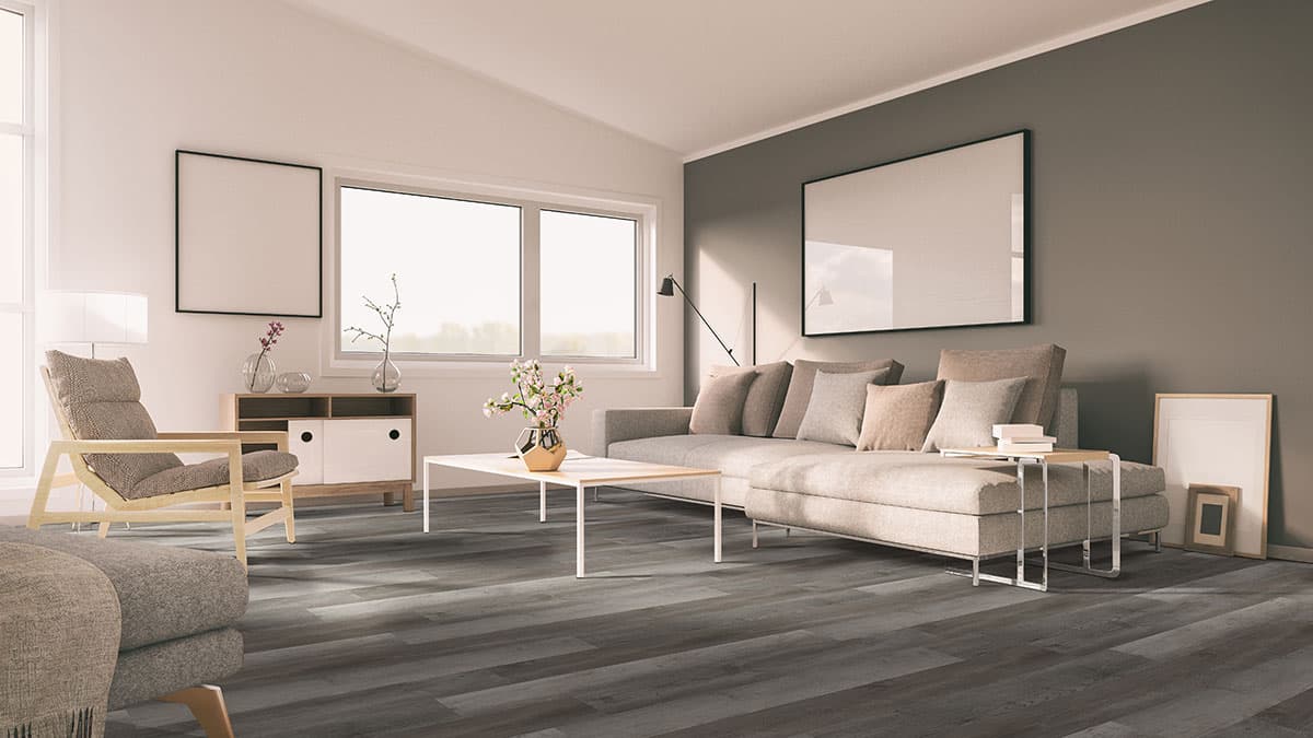 MSI Everlife Woodrift Gray Glue Down Luxury Vinyl Flooring — Katavia Collection