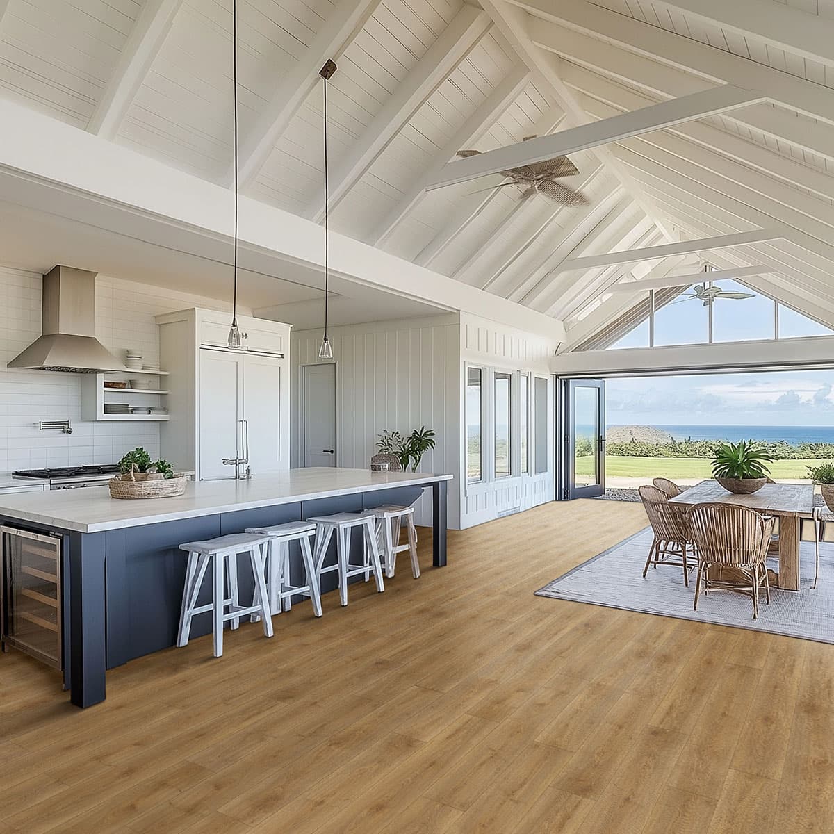 MSI Everlife Hybrid Cloudland 100% Waterproof Hybrid Rigid Core Flooring — Smithcliffs Collection — detail view 4