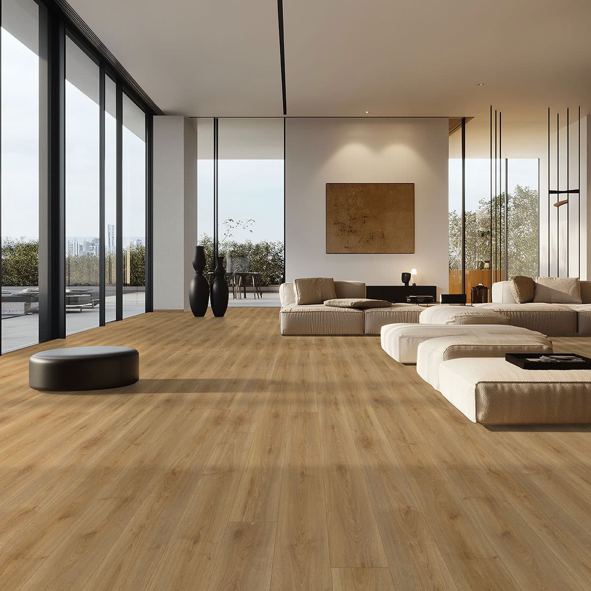 MSI Everlife Hybrid Cloudland 100% Waterproof Hybrid Rigid Core Flooring — Smithcliffs Collection — detail view 5