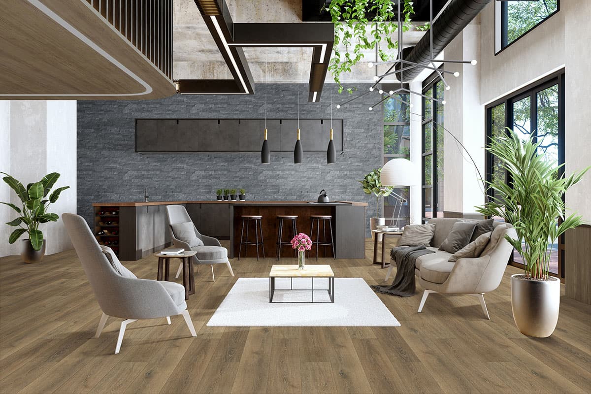 MSI Everlife Hybrid Delray 100% Waterproof Hybrid Rigid Core Flooring — Smithcliffs Collection — detail view 6