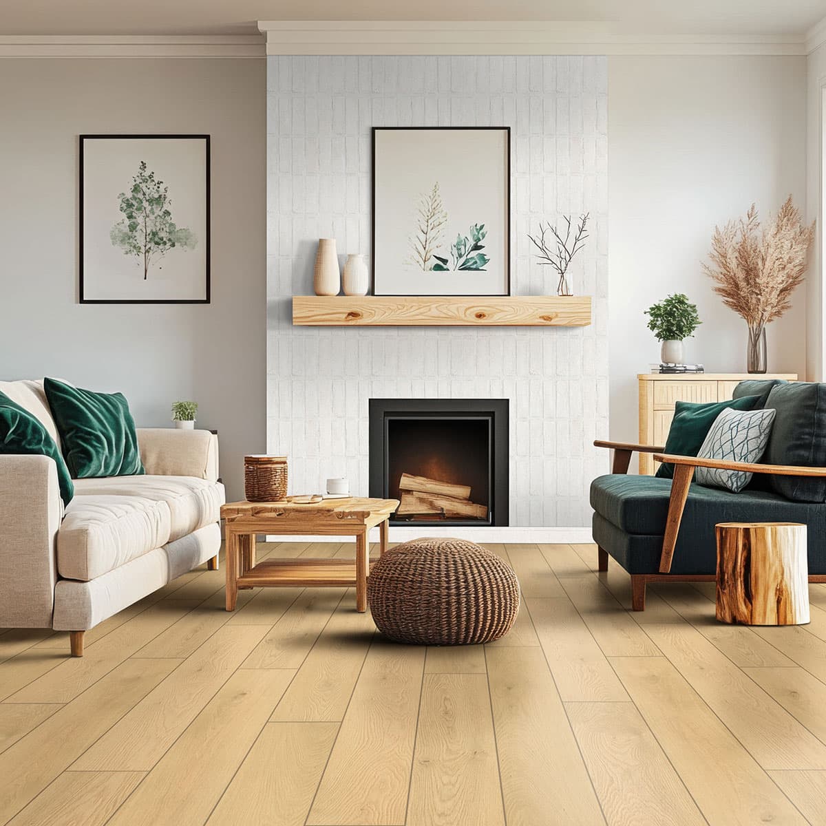 MSI Everlife Hybrid Doverville 100% Waterproof Hybrid Rigid Core Flooring — Smithcliffs Collection — detail view 3