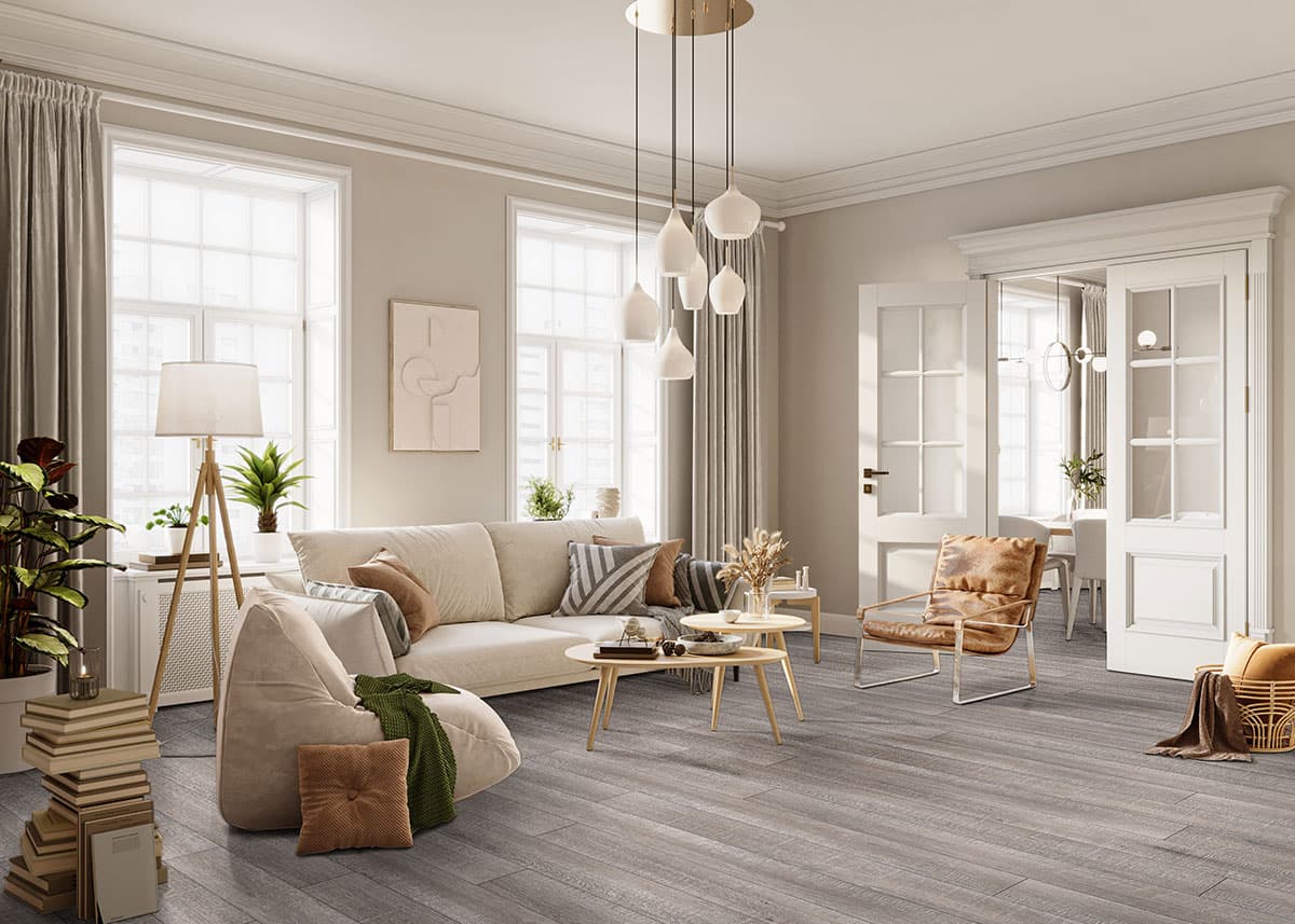 MSI Everlife Hybrid Emridge 100% Waterproof Hybrid Rigid Core Flooring — Smithcliffs Collection — detail view 4