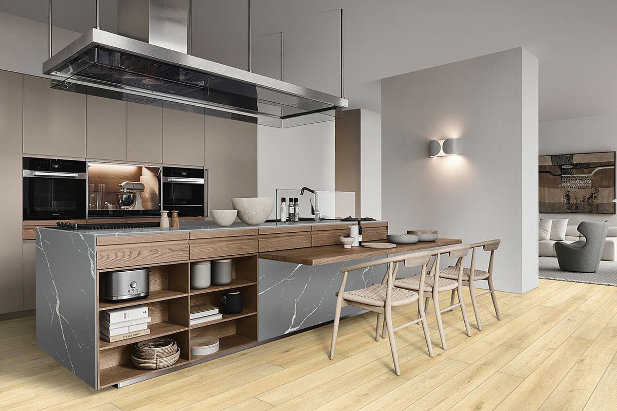 MSI Everlife Hybrid Lanston Oak 100% Waterproof Hybrid Rigid Core Flooring — Smithcliffs Collection — detail view 4
