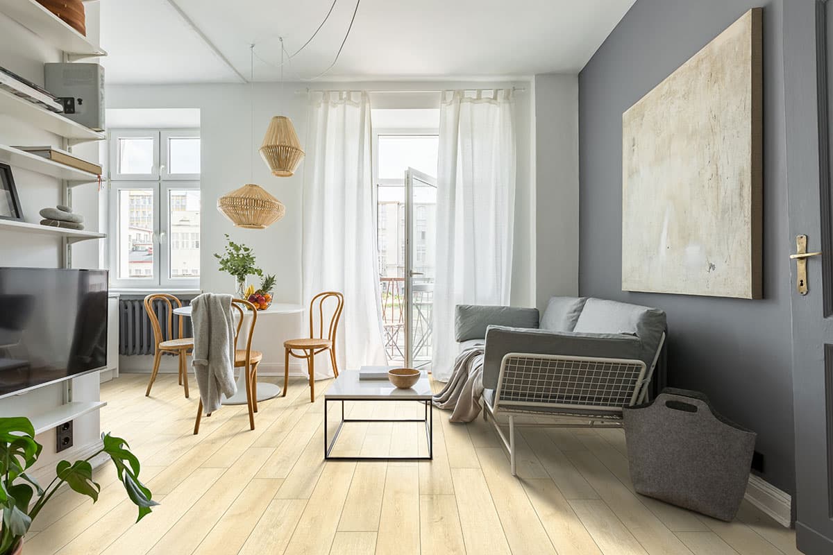MSI Everlife Hybrid Lanston Oak 100% Waterproof Hybrid Rigid Core Flooring — Smithcliffs Collection — detail view 5