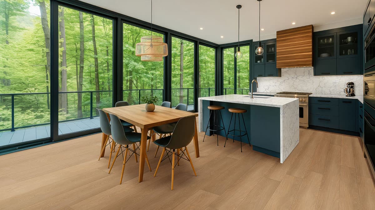 MSI Everlife Hybrid Wallingford Blonde 100% Waterproof Hybrid Rigid Core Flooring — Shorecliffs Collection — detail view 4