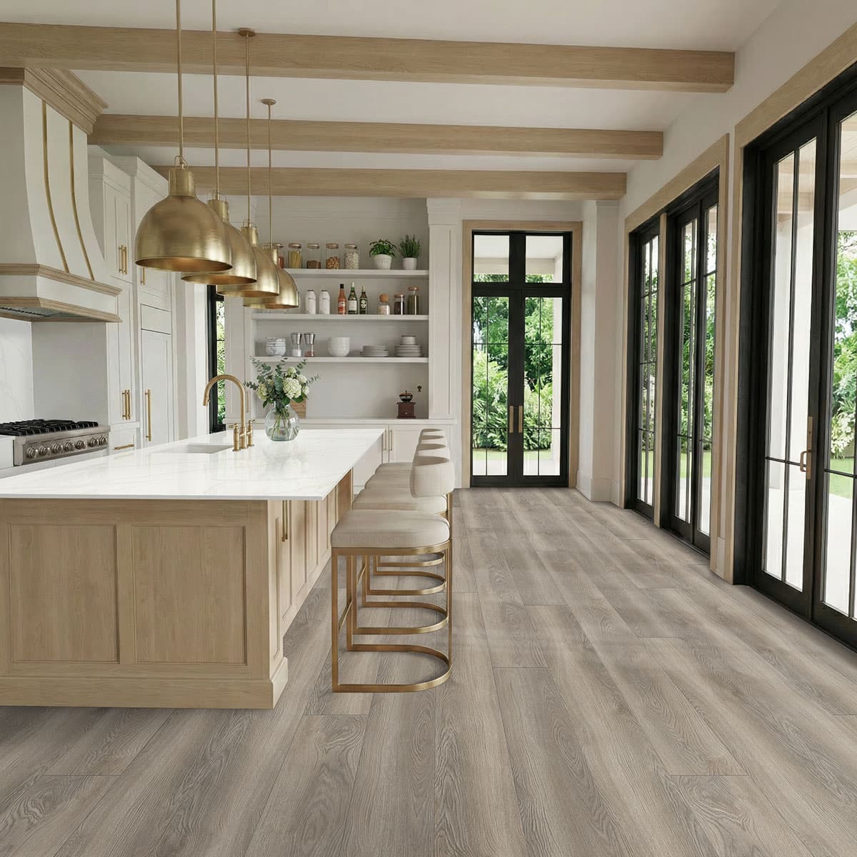 MSI Everlife Hybrid Wixom Valley 100% Waterproof Hybrid Rigid Core Flooring — Shorecliffs Collection