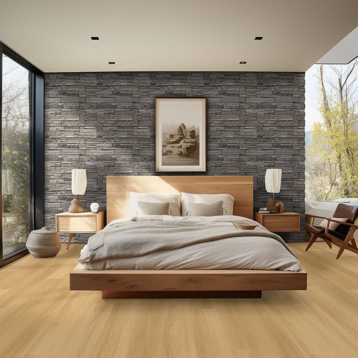 MSI Everlife Bayside Buff 100% Waterproof Rigid Core (SPC) Flooring — Laurel Collection — detail view 6