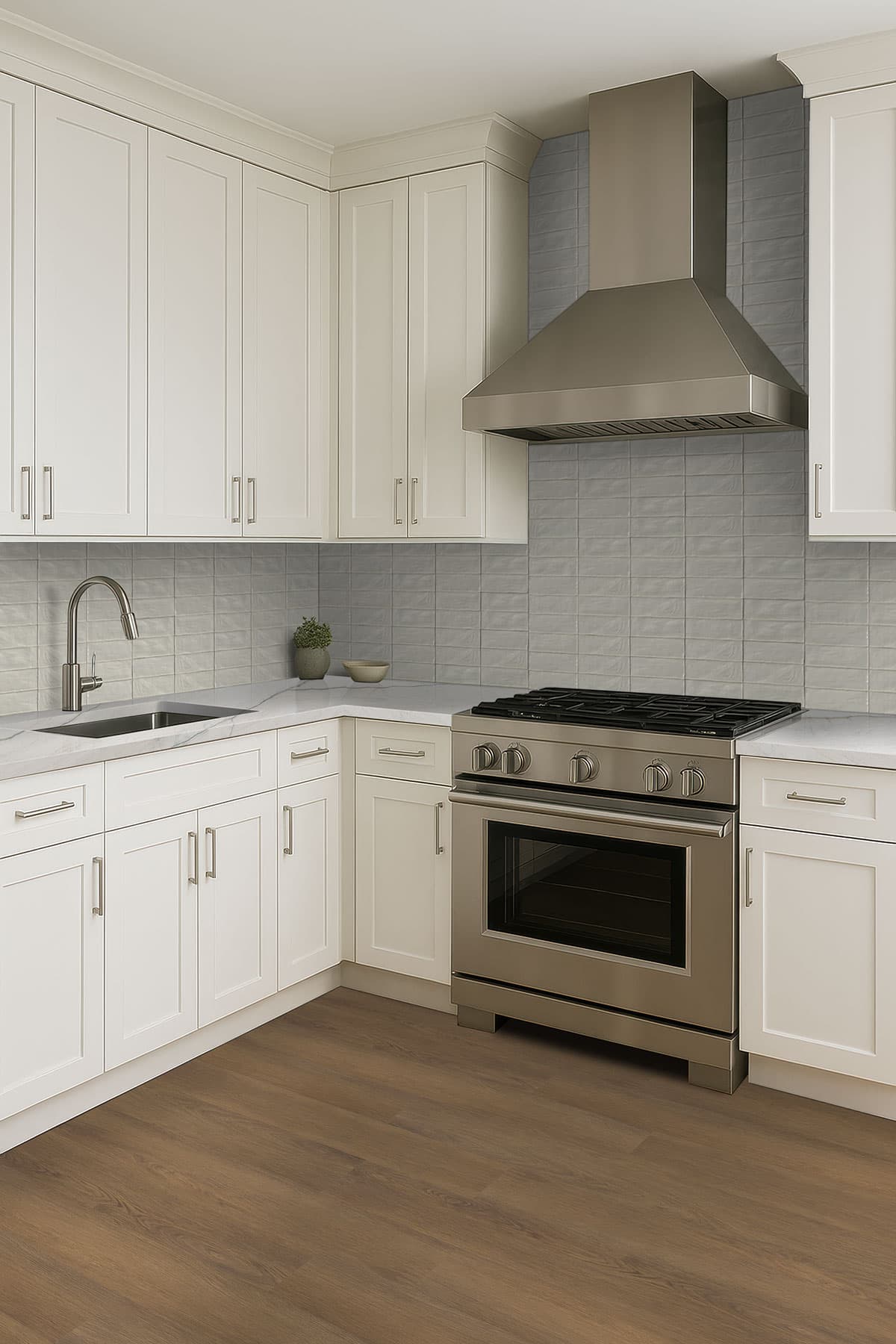 MSI Everlife Beckley Bruno 100% Waterproof Rigid Core (SPC) Flooring — Ashton 2.0 Collection — installed in room