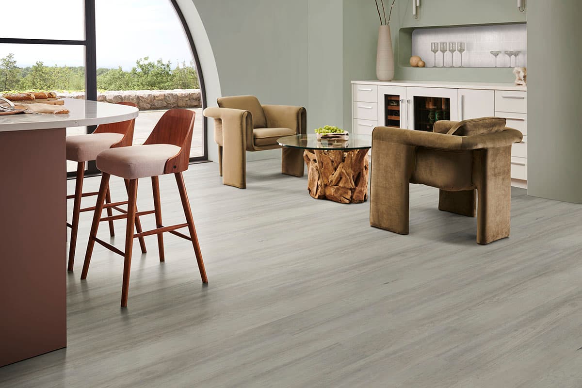 MSI Everlife Brianka 100% Waterproof Rigid Core (SPC) Flooring — Cyrus Collection — installed in room
