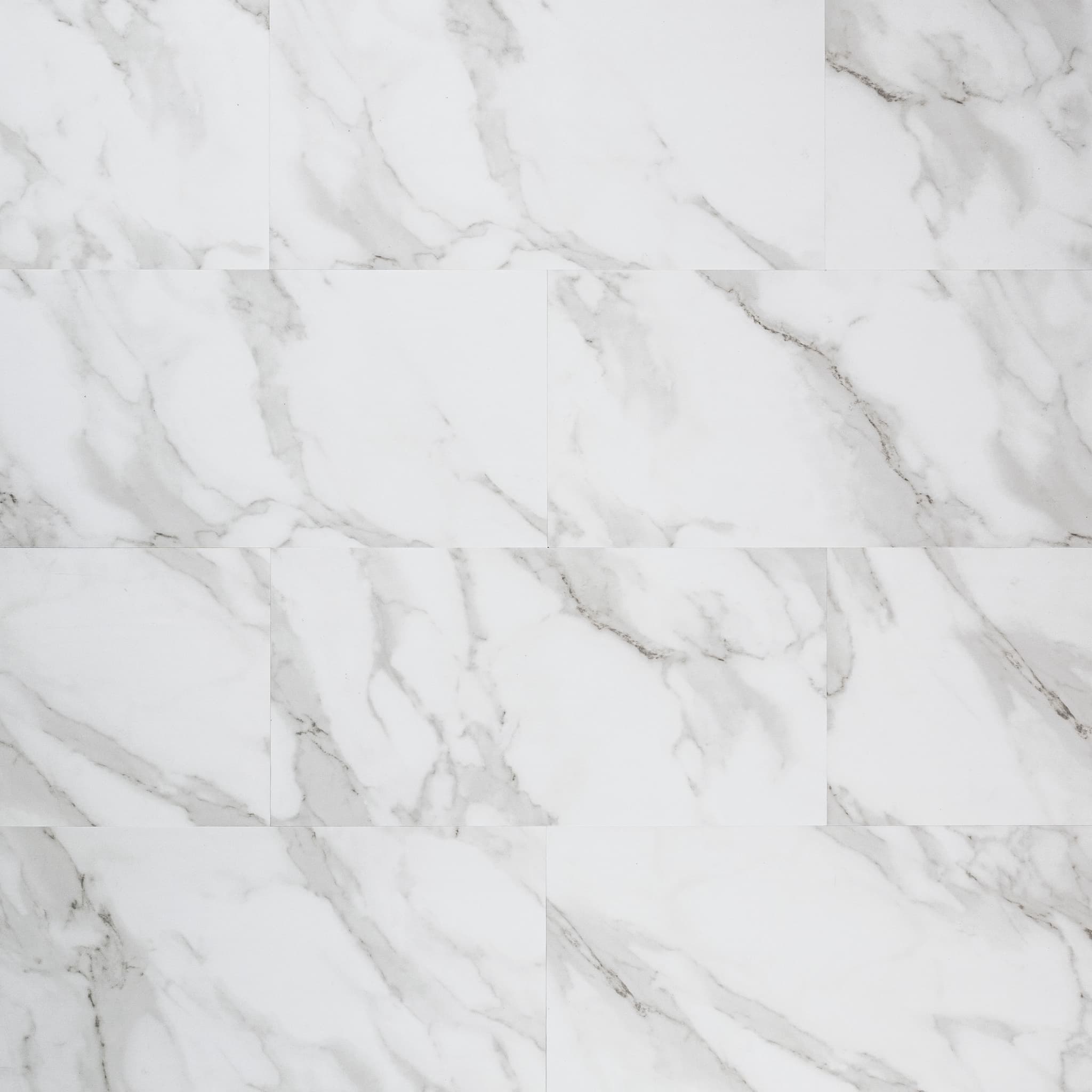 MSI Everlife Calacatta Venosa Gold 100% Waterproof Rigid Core (SPC) Flooring — Trecento Collection — plank close-up