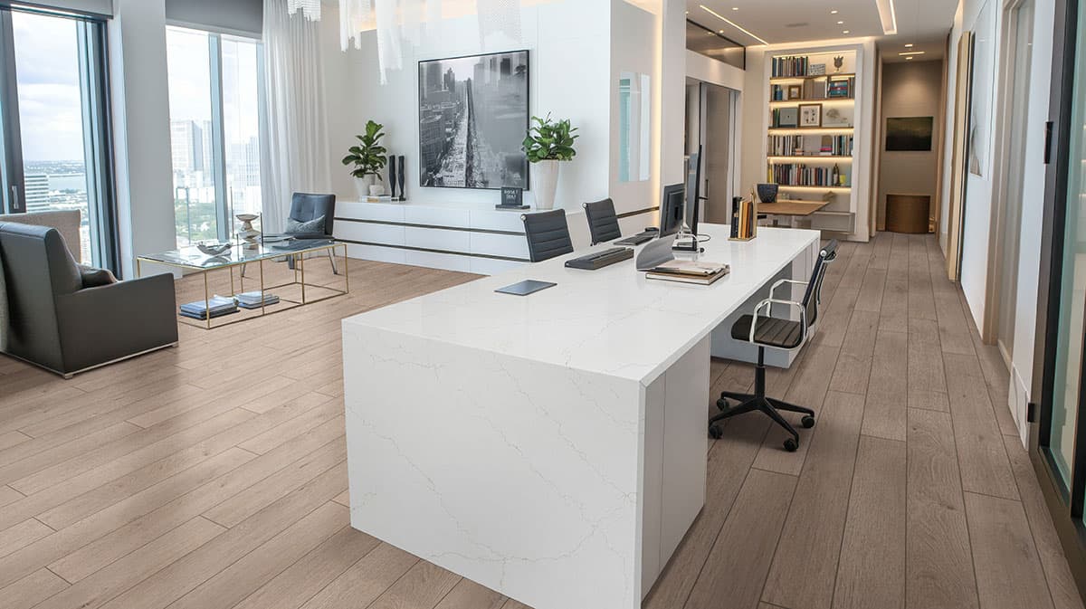 MSI Everlife Daria Umber 100% Waterproof Rigid Core (SPC) Flooring — Andover Collection — detail view 5
