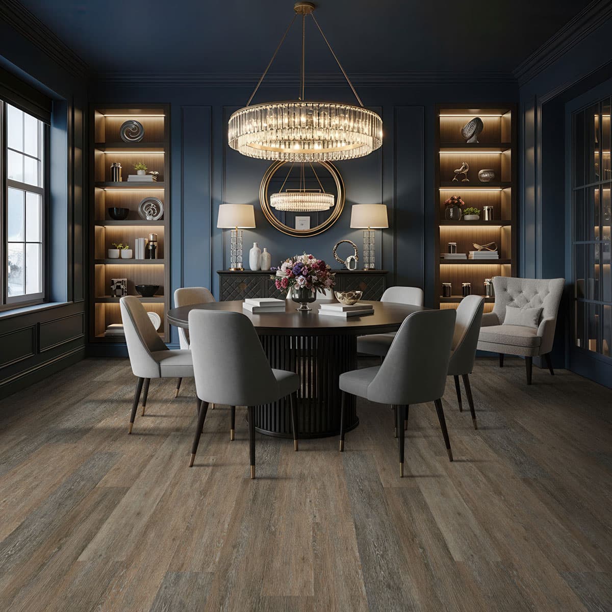 MSI Everlife Dulles Tails 100% Waterproof Rigid Core (SPC) Flooring — Prescott Collection — detail view 5