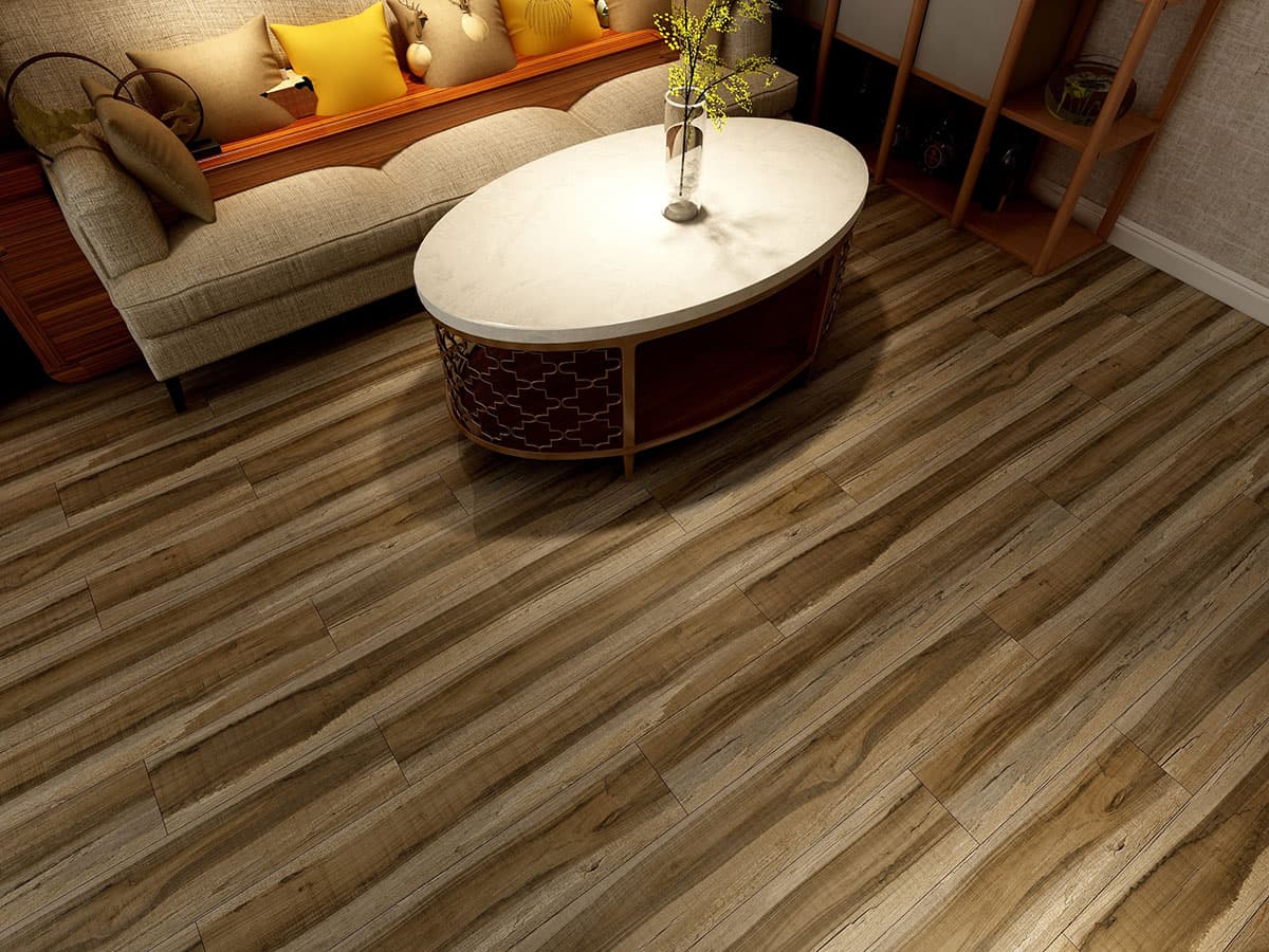 MSI Everlife Exotika 100% Waterproof Rigid Core (SPC) Flooring — Cyrus Collection — installed in room