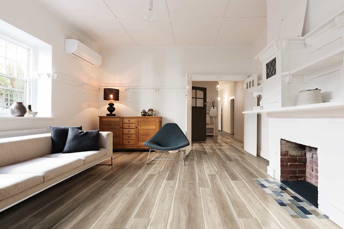 MSI Everlife Highcliffe Greige 100% Waterproof Rigid Core (SPC) Flooring — Andover Collection — detail view 4