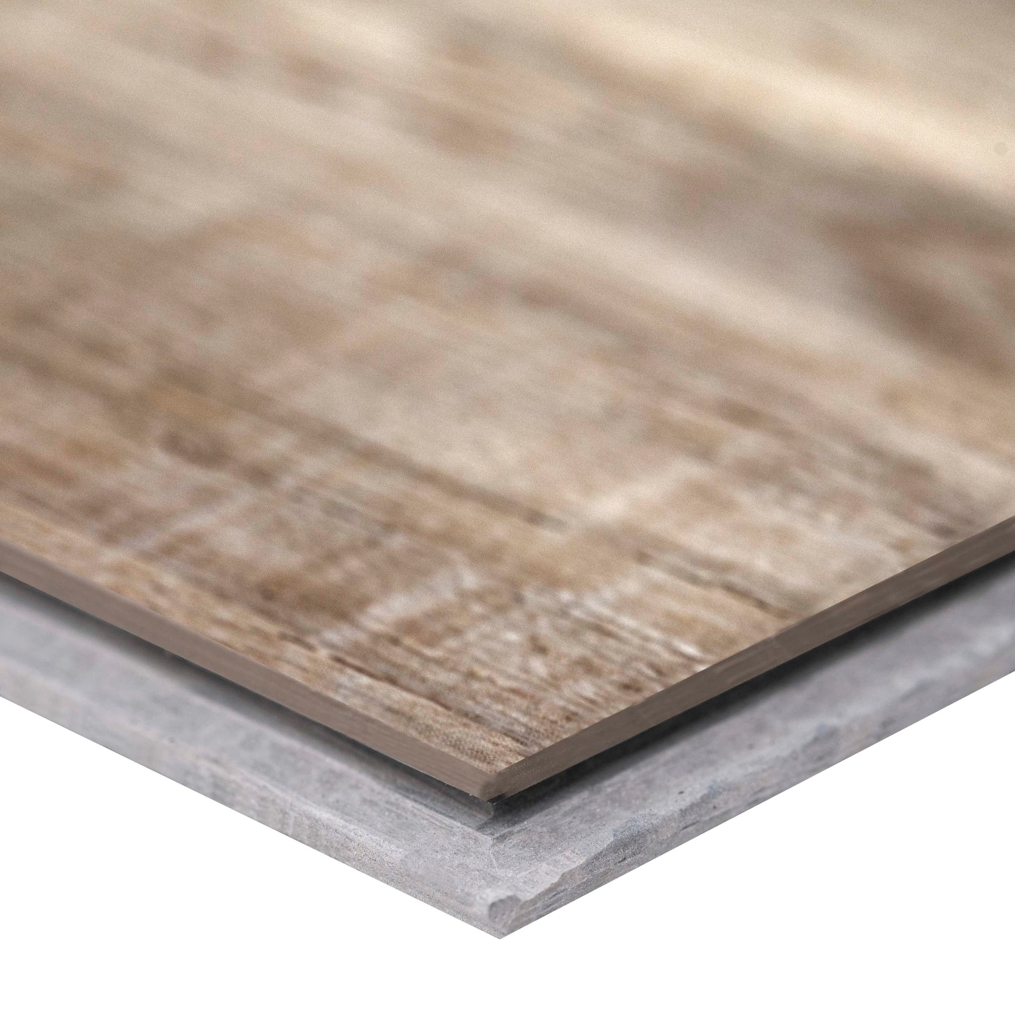 MSI Everlife Highcliffe Greige 100% Waterproof Rigid Core (SPC) Flooring — Andover Collection — detail view 8