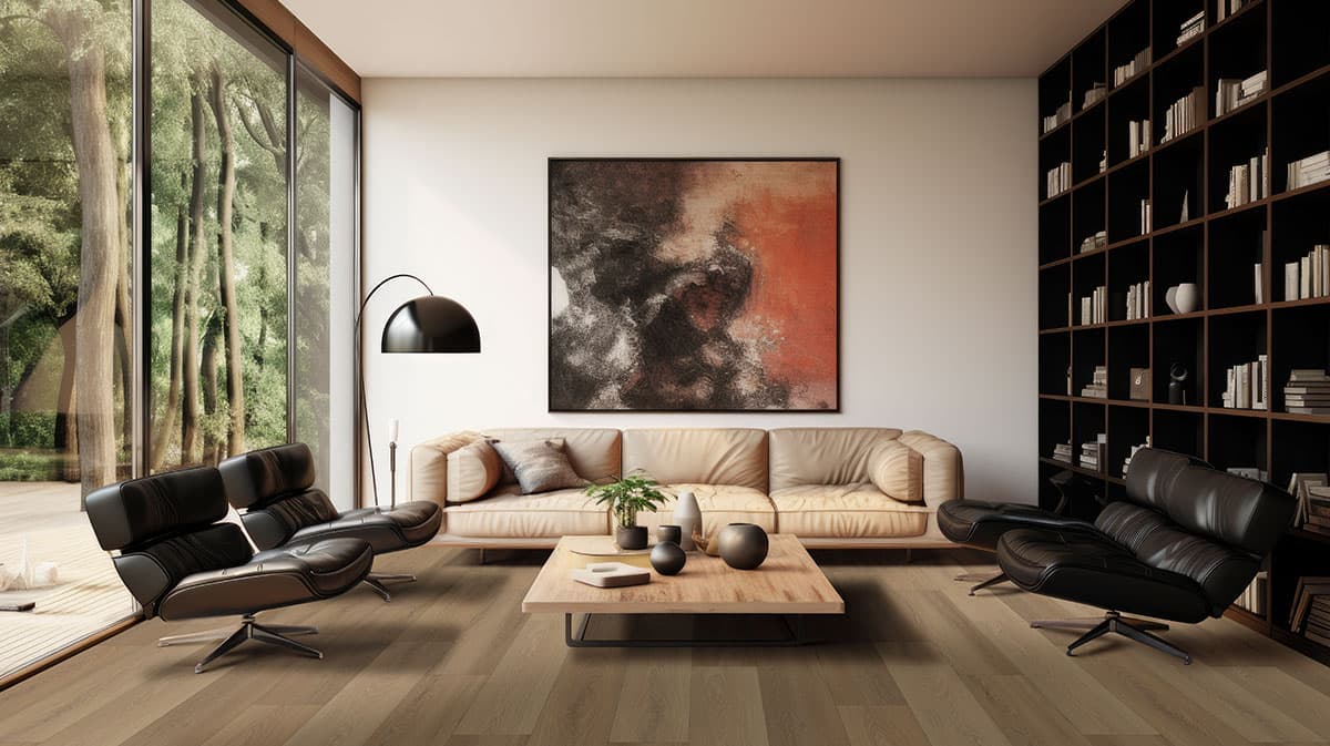 MSI Everlife Larkin 100% Waterproof Rigid Core (SPC) Flooring — Laurel Reserve Collection — detail view 6