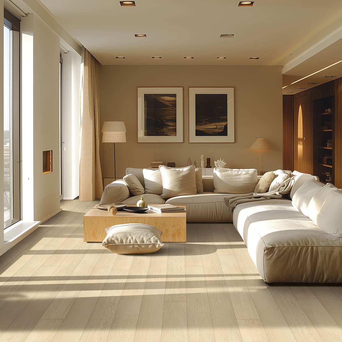 MSI Everlife Lenexa Creek 100% Waterproof Rigid Core (SPC) Flooring — Cyrus 2.0 Collection — installed in room