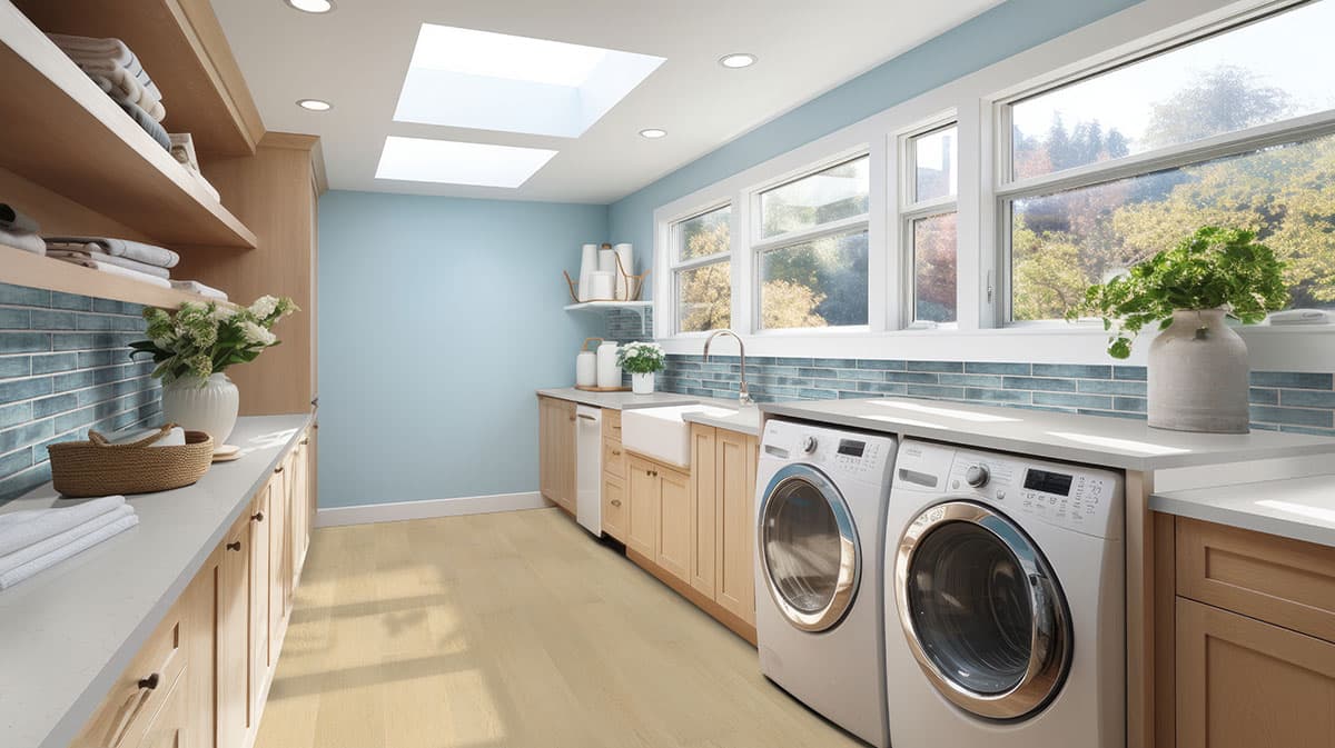 MSI Everlife Malta 100% Waterproof Rigid Core (SPC) Flooring — Laurel Collection — detail view 5