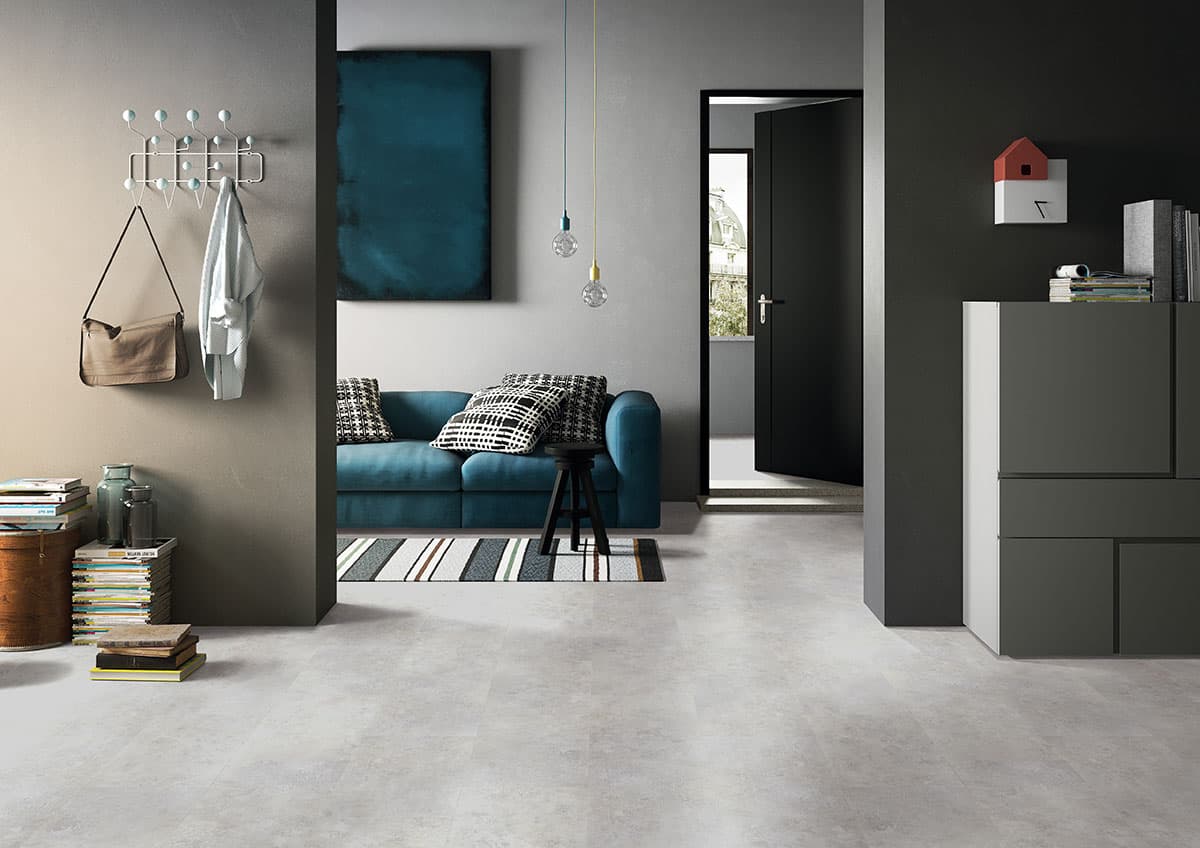 MSI Everlife Mountains Gray 100% Waterproof Rigid Core (SPC) Flooring — Trecento Collection — detail view 6