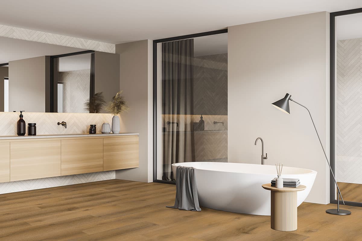 MSI Everlife Scandi 100% Waterproof Rigid Core (SPC) Flooring — Laurel Reserve Collection — detail view 3