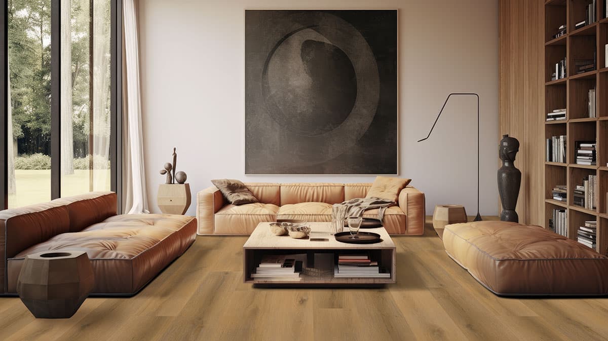 MSI Everlife Scandi 100% Waterproof Rigid Core (SPC) Flooring — Laurel Reserve Collection — detail view 4