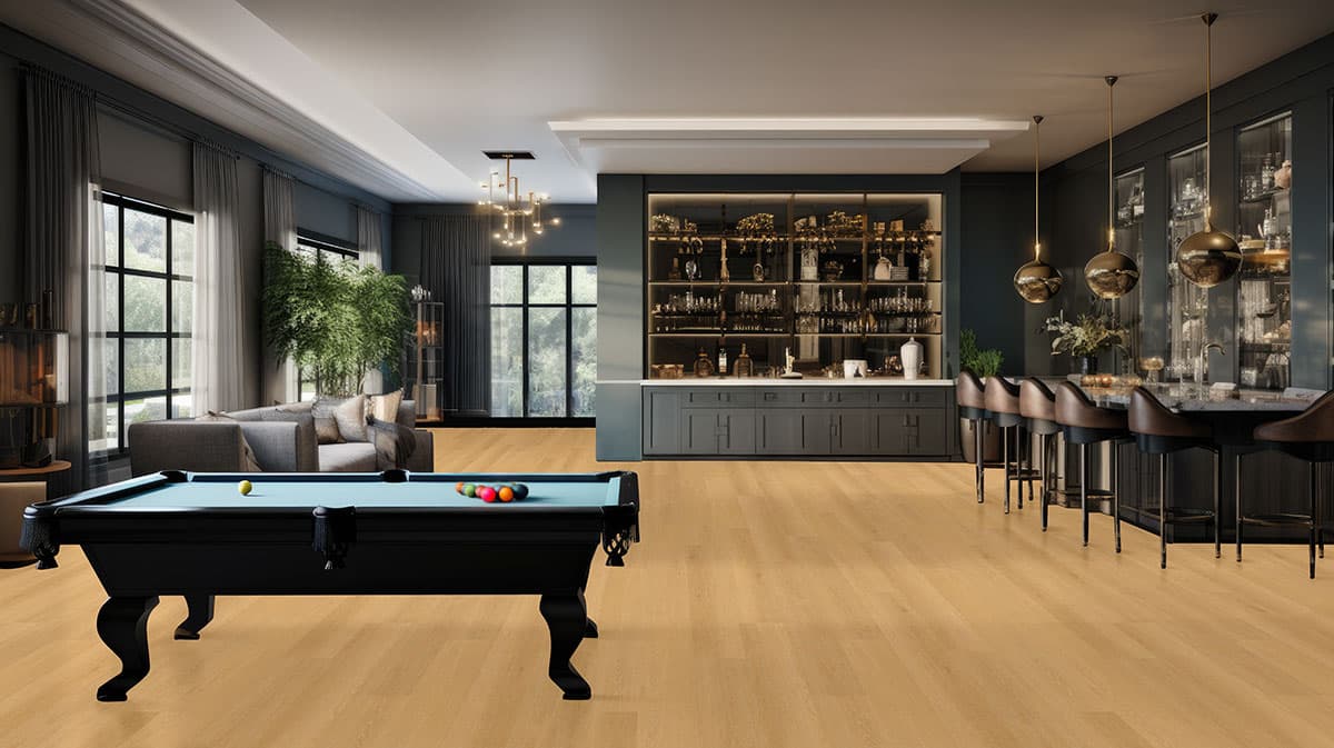 MSI Everlife Selbourne 100% Waterproof Rigid Core (SPC) Flooring — Laurel Collection — detail view 3
