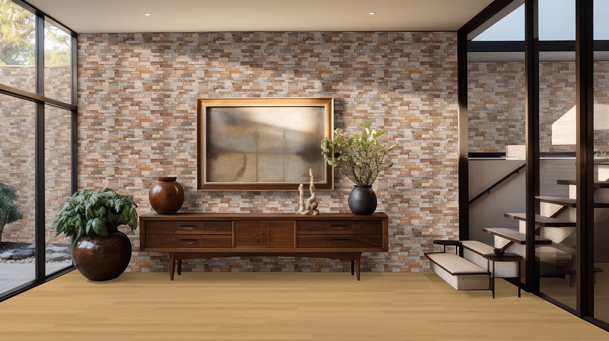 MSI Everlife Selbourne 100% Waterproof Rigid Core (SPC) Flooring — Laurel Reserve Collection — detail view 4