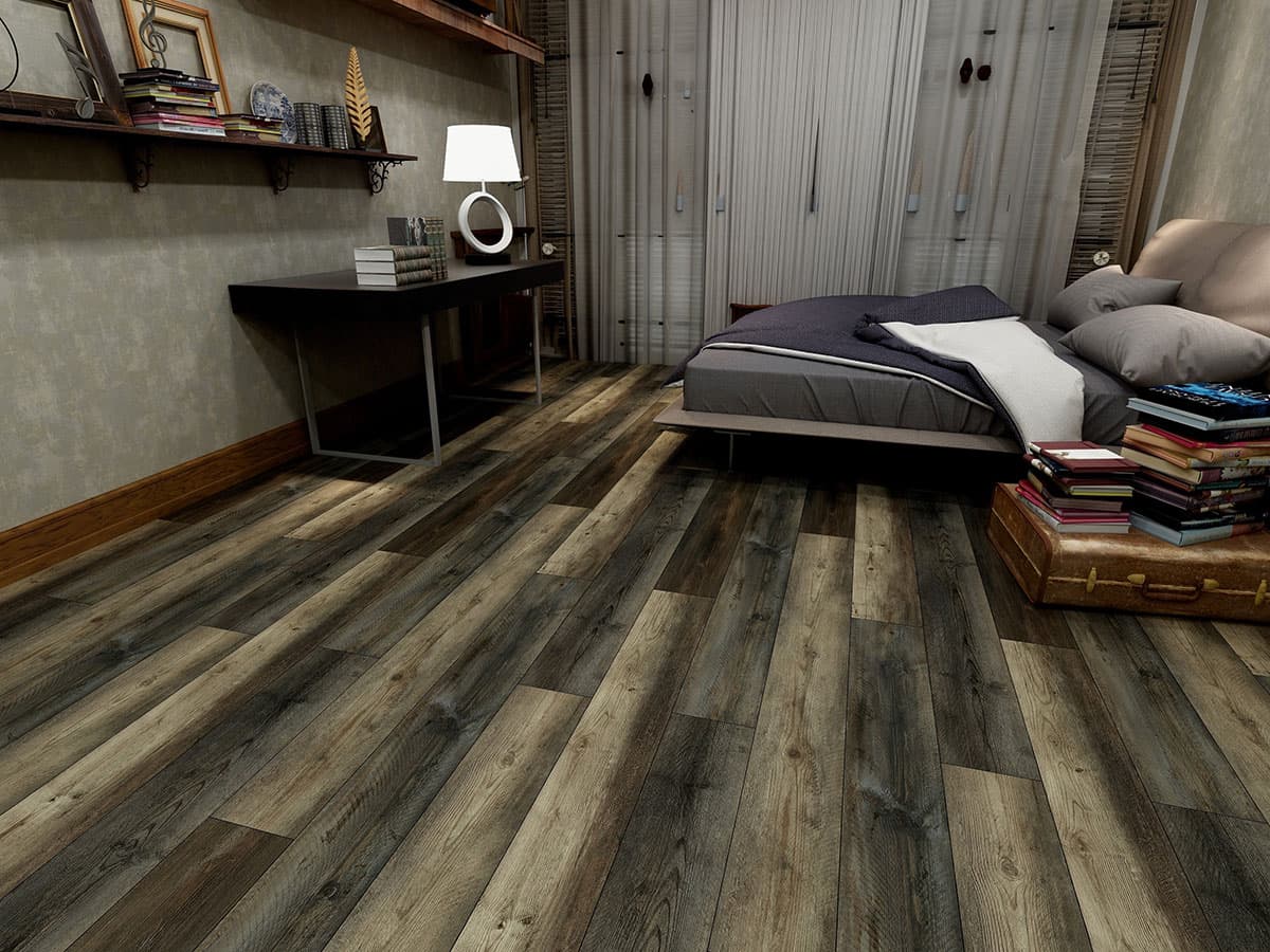 MSI Everlife Stable 100% Waterproof Rigid Core (SPC) Flooring — Cyrus Collection — installed in room
