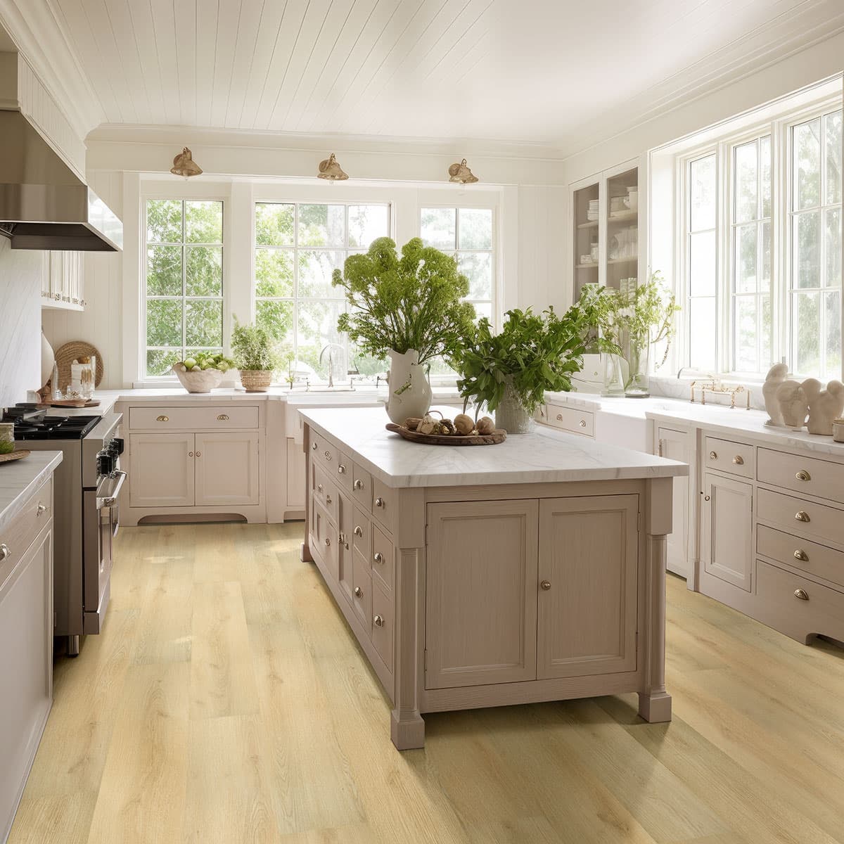 MSI Everlife Tranquilla 100% Waterproof Rigid Core (SPC) Flooring — Laurel Collection — installed in room