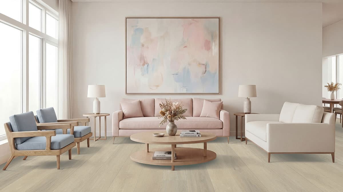 MSI Everlife Waldron 100% Waterproof Rigid Core (SPC) Flooring — Wayne Parc Reserve Collection — installed in room