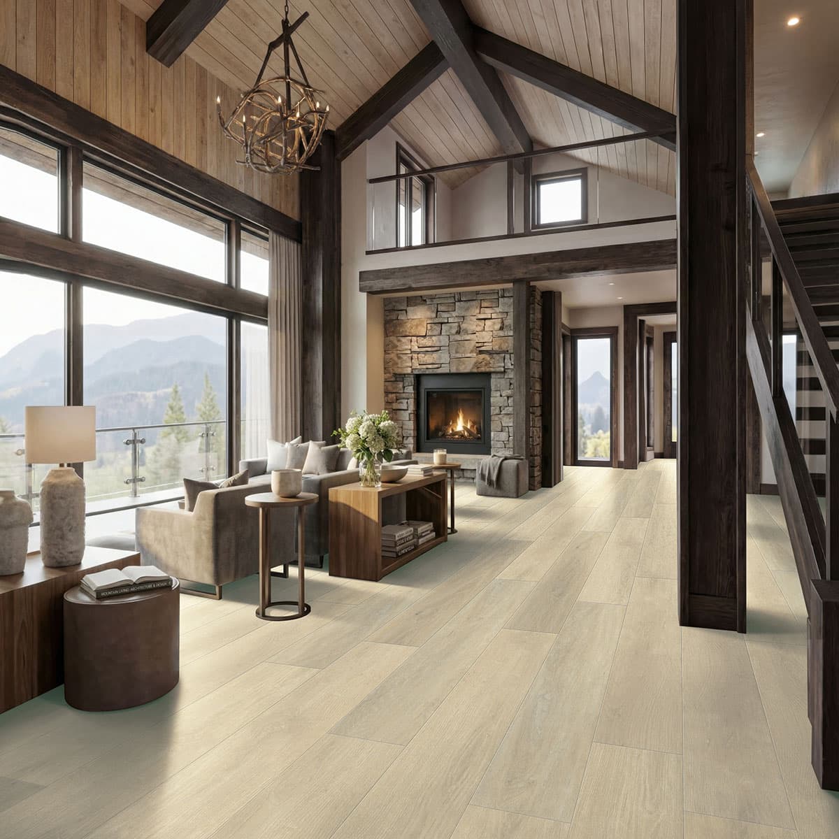 MSI Everlife Waldron 100% Waterproof Rigid Core (SPC) Flooring — Wayne Parc Reserve Collection — detail view 4