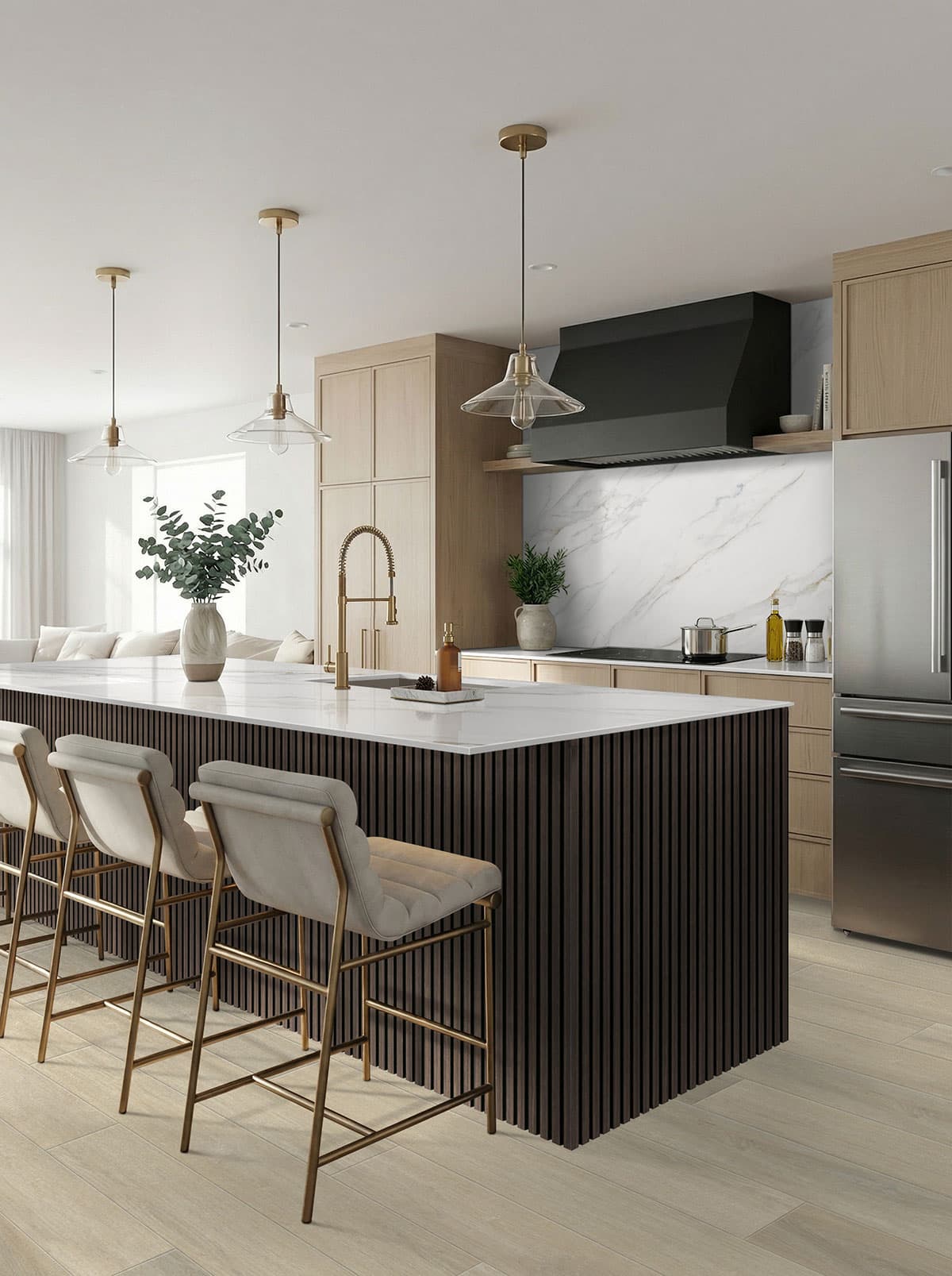 MSI Everlife Waldron 100% Waterproof Rigid Core (SPC) Flooring — Wayne Parc Reserve Collection — detail view 6
