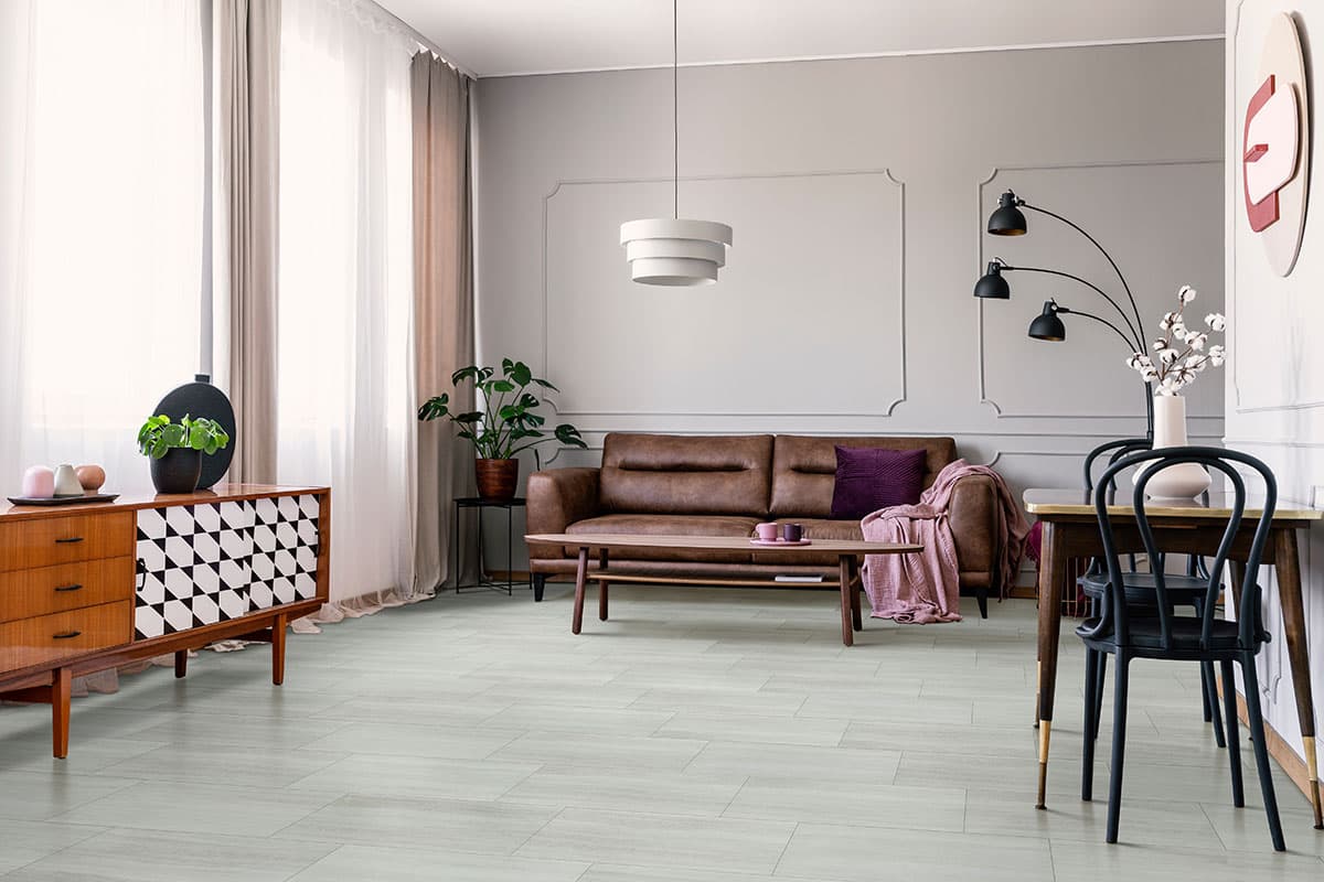 MSI Everlife White Ocean 100% Waterproof Rigid Core (SPC) Flooring — Trecento Collection — detail view 4