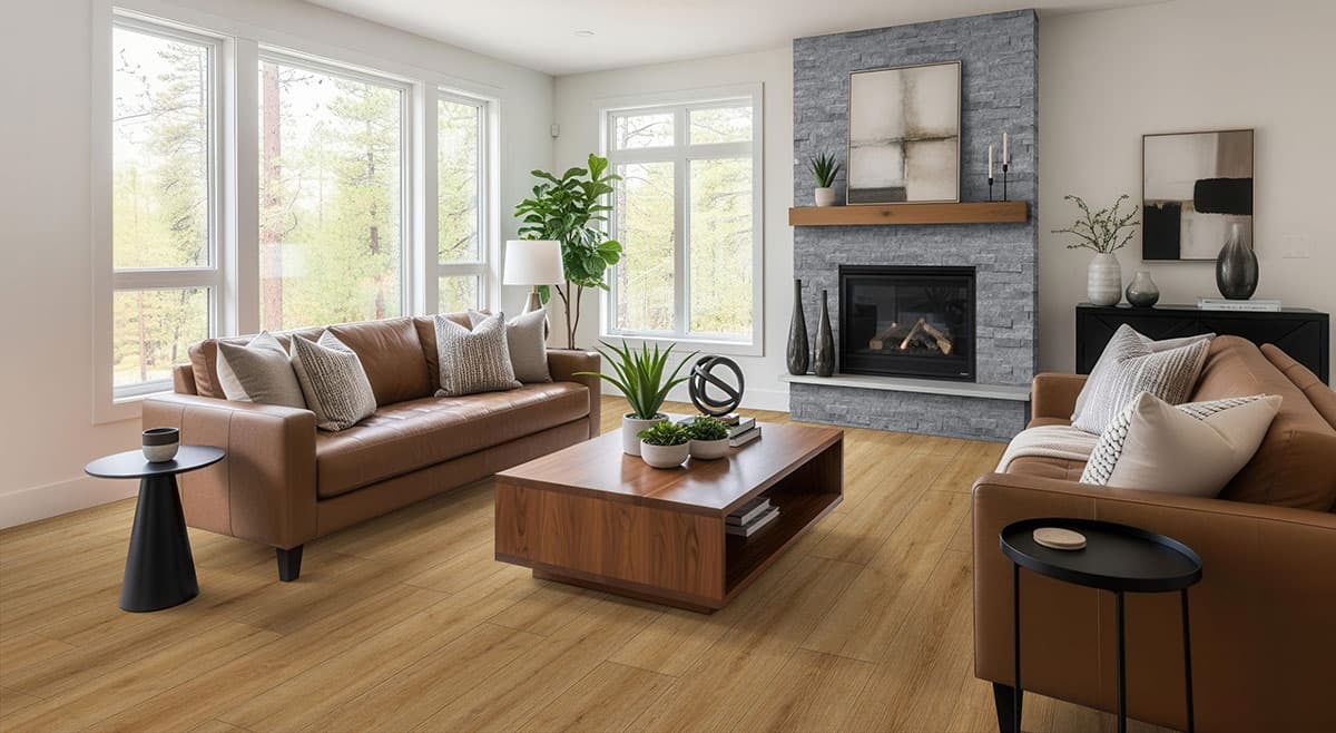 MSI Everlife Amber Forrester 100% Waterproof Rigid Core (SPC) Flooring — XL Cyrus Collection — detail view 3