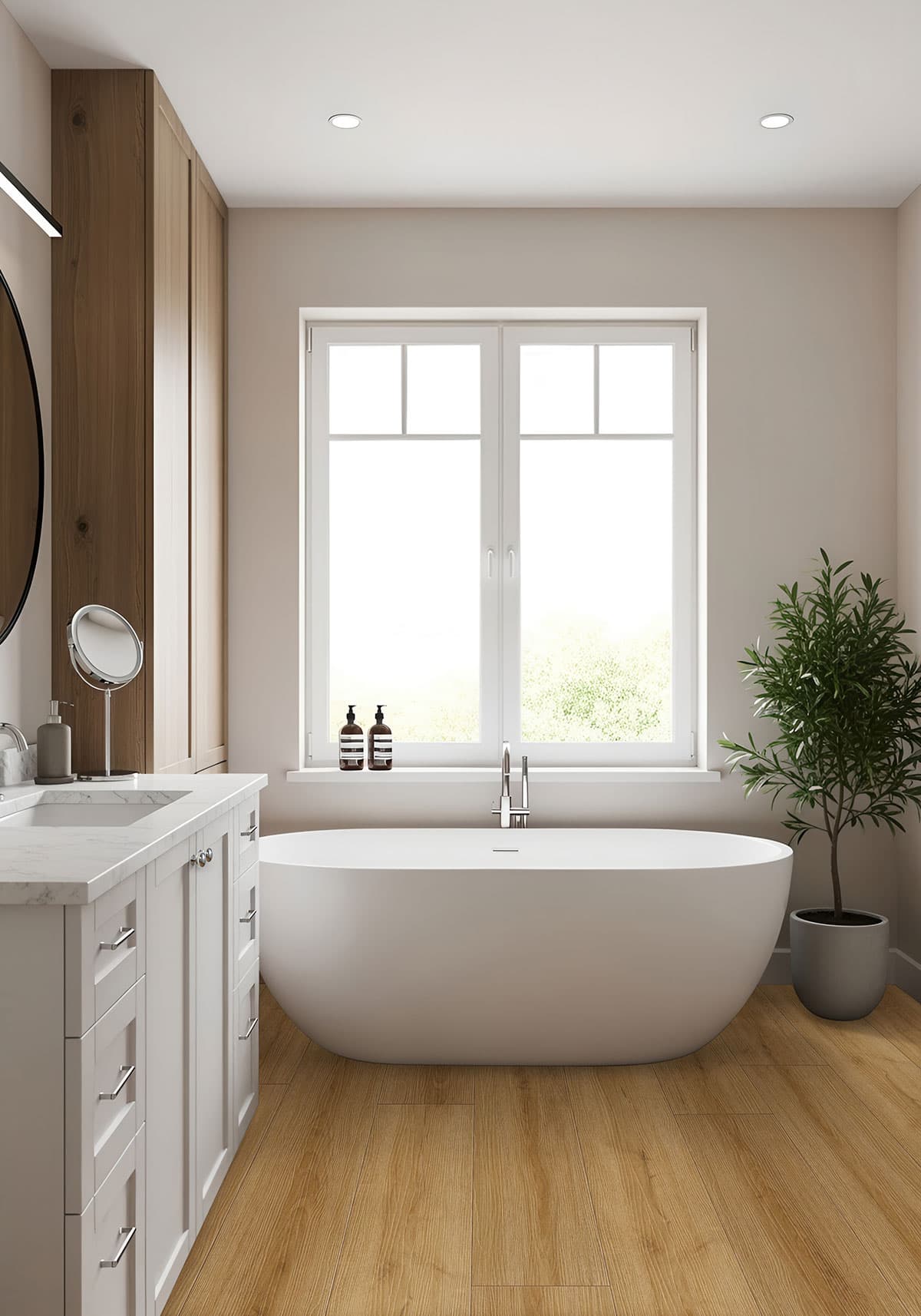MSI Everlife Amber Forrester 100% Waterproof Rigid Core (SPC) Flooring — XL Cyrus Collection — detail view 5