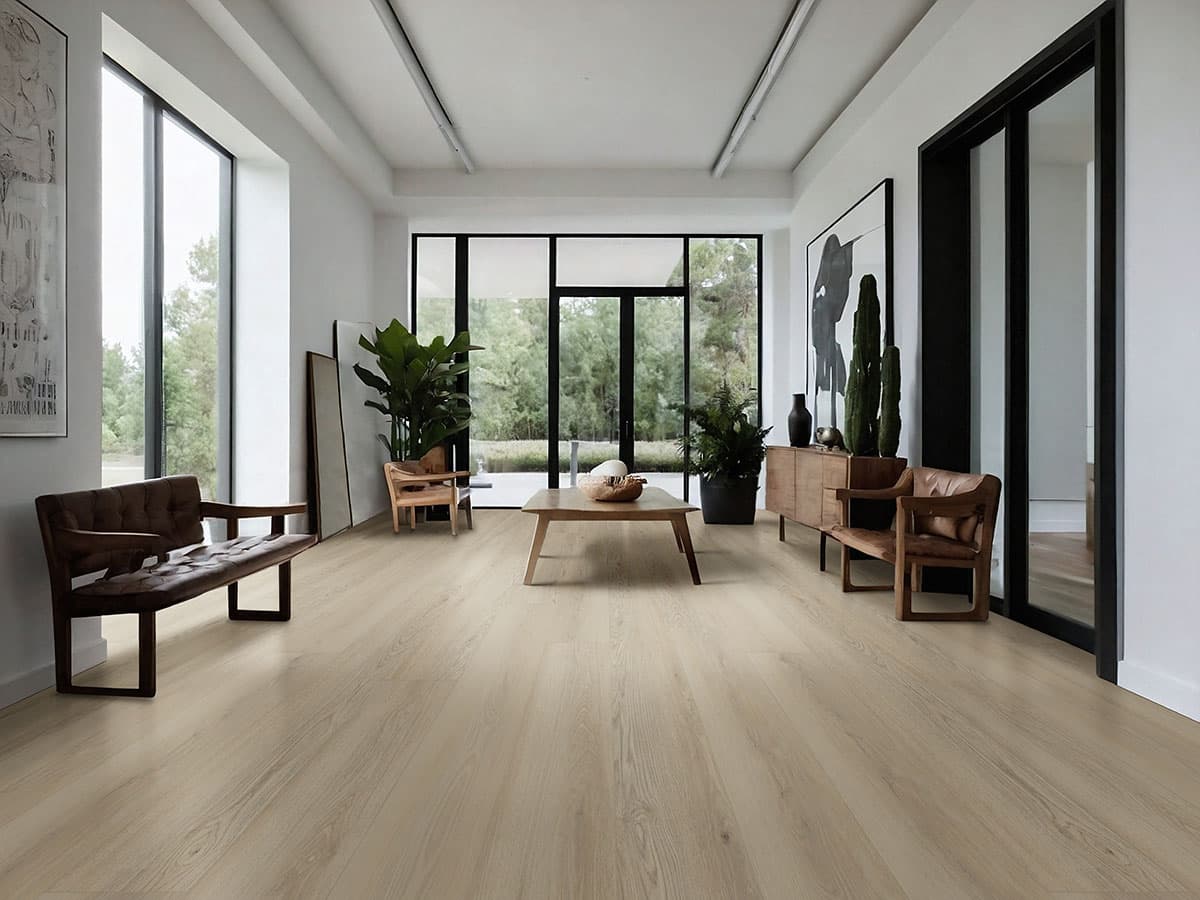 MSI Everlife Austell Grove 100% Waterproof Rigid Core (SPC) Flooring — XL Cyrus Collection — installed in room