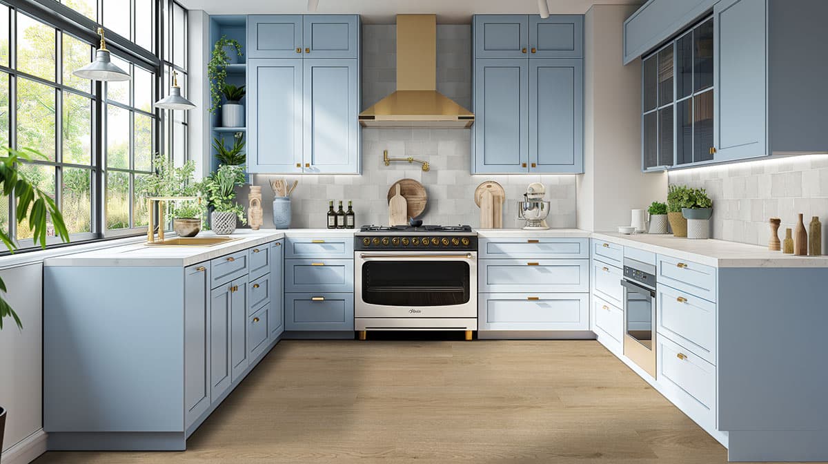 MSI Everlife Bozeman 100% Waterproof Rigid Core (SPC) Flooring — XL Studio Collection — detail view 3