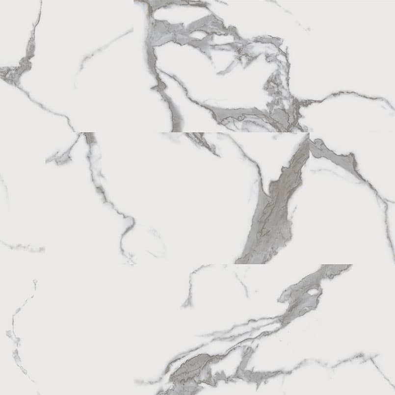 MSI Everlife Calacatta Marbello 100% Waterproof Rigid Core (SPC) Flooring — XL Trecento Collection — plank close-up