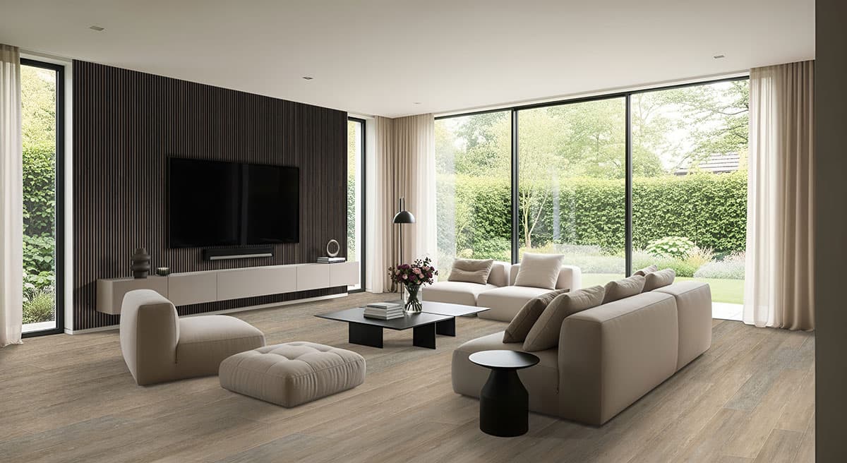 MSI Everlife Dulles Tails 100% Waterproof Rigid Core (SPC) Flooring — XL Cyrus Collection — installed in room