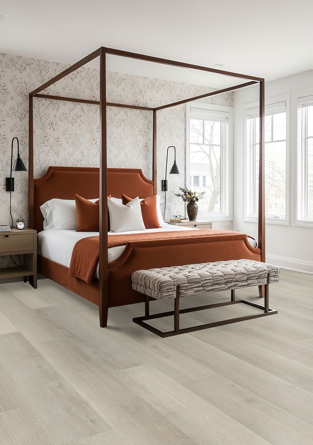 MSI Everlife Honeybella Oak 100% Waterproof Rigid Core (SPC) Flooring — XL Prescott Collection — detail view 3