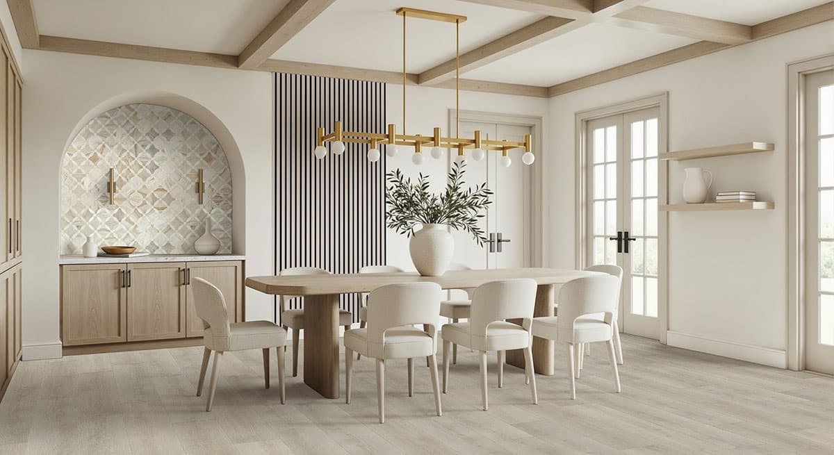 MSI Everlife Honeybella Oak 100% Waterproof Rigid Core (SPC) Flooring — XL Prescott Collection — detail view 5