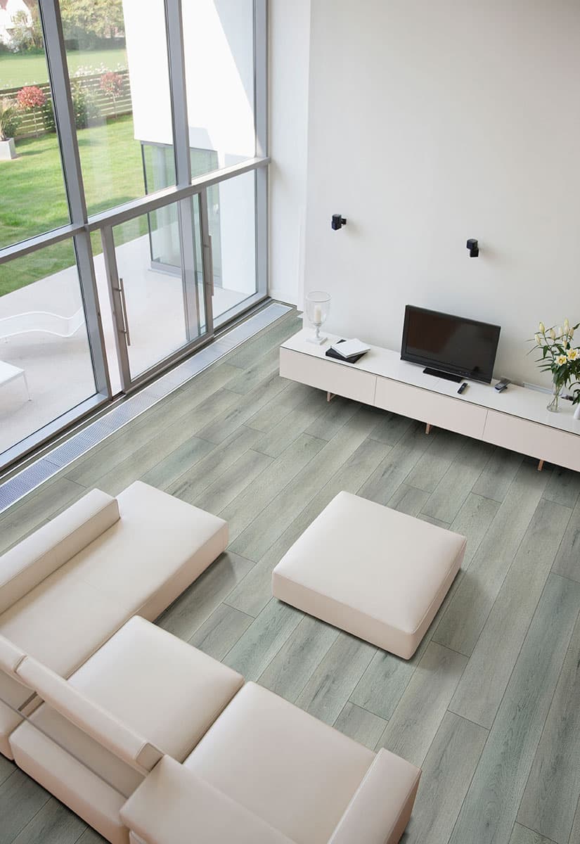 MSI Everlife Kardigan 100% Waterproof Rigid Core (SPC) Flooring — XL Prescott Collection — installed in room