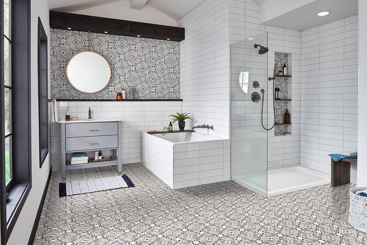 MSI Everlife Kenzzi Taza 100% Waterproof Rigid Core (SPC) Flooring — XL Trecento Collection — detail view 3