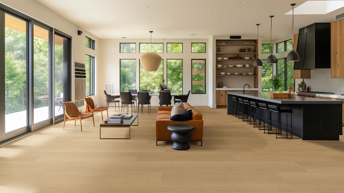 MSI Everlife Taos 100% Waterproof Rigid Core (SPC) Flooring — XL Studio Collection — detail view 5
