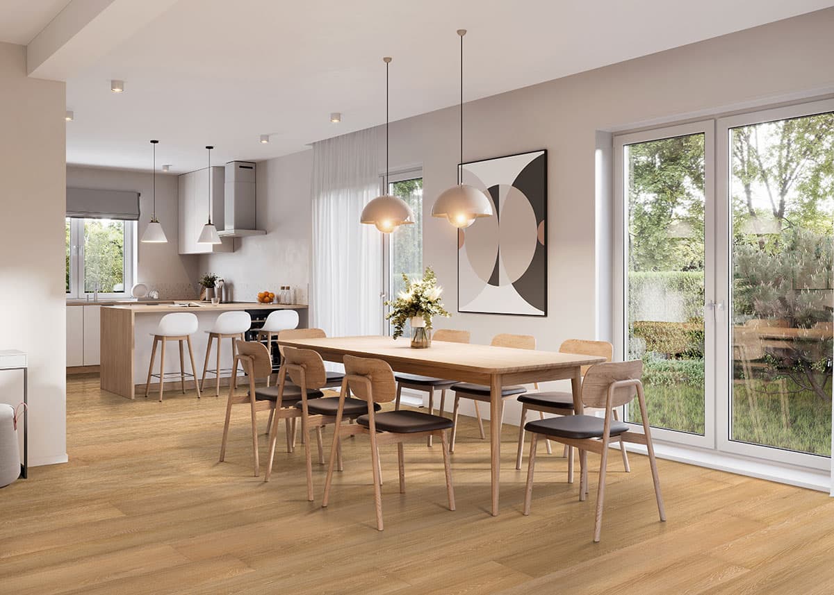 MSI Everlife Valleyview Grove 100% Waterproof Rigid Core (SPC) Flooring — XL Prescott Collection — detail view 4