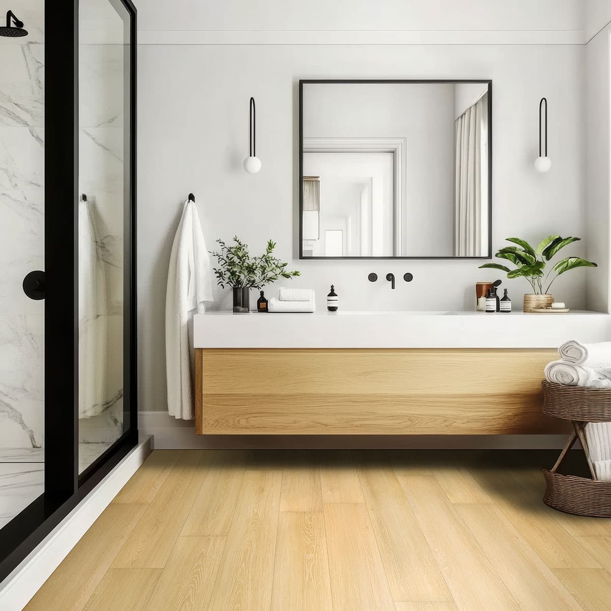 MSI Everlife Valleyview Grove 100% Waterproof Rigid Core (SPC) Flooring — XL Prescott Collection — detail view 6