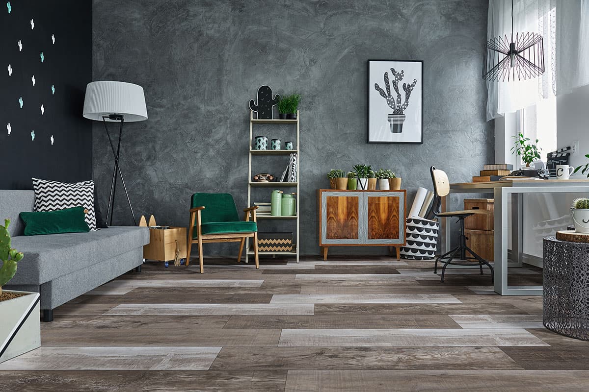 MSI Everlife Weathered Brina 100% Waterproof Rigid Core (SPC) Flooring — XL Cyrus Collection — detail view 3